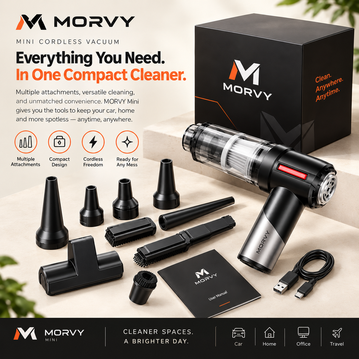 Portable Cordless Vacuum