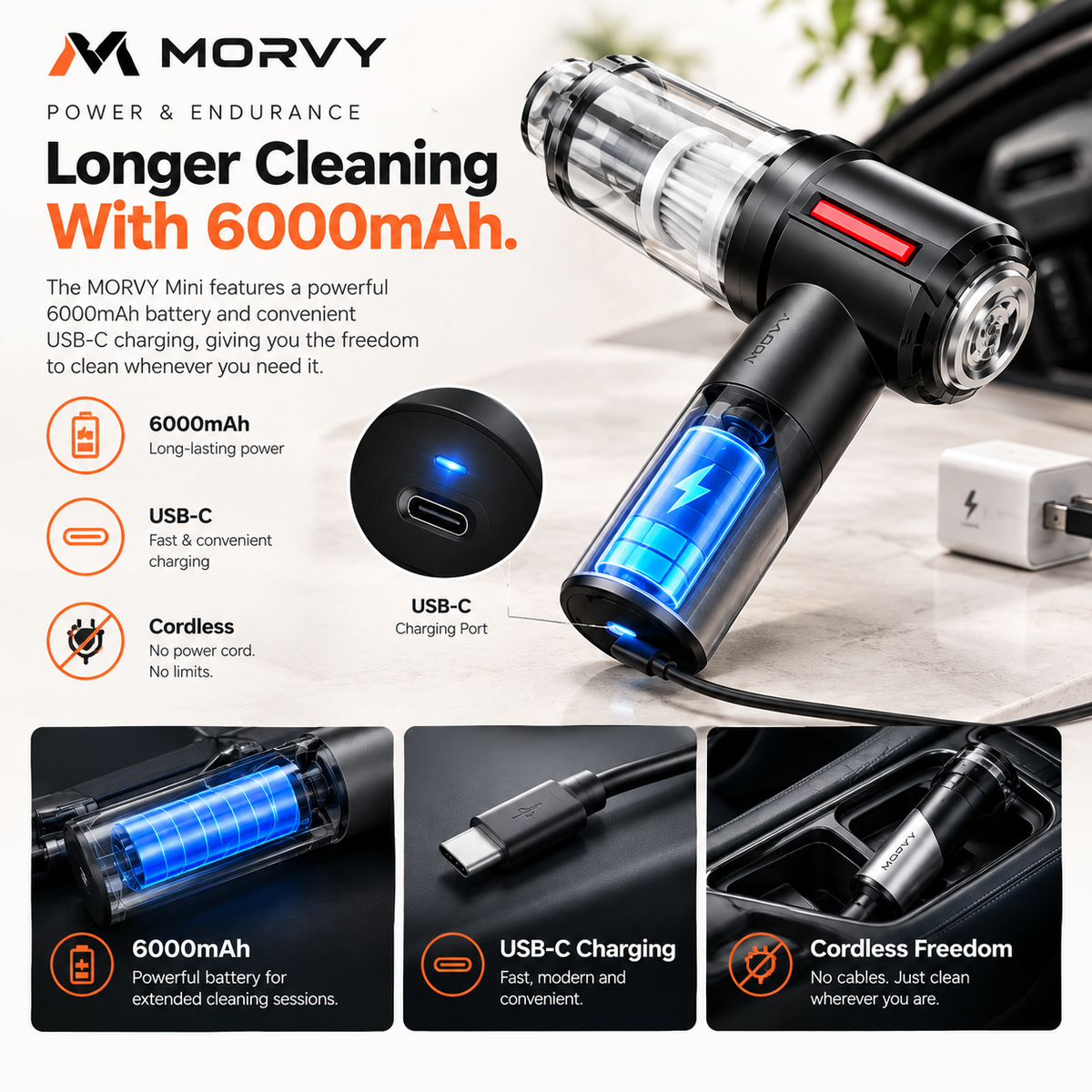 Portable Cordless Vacuum